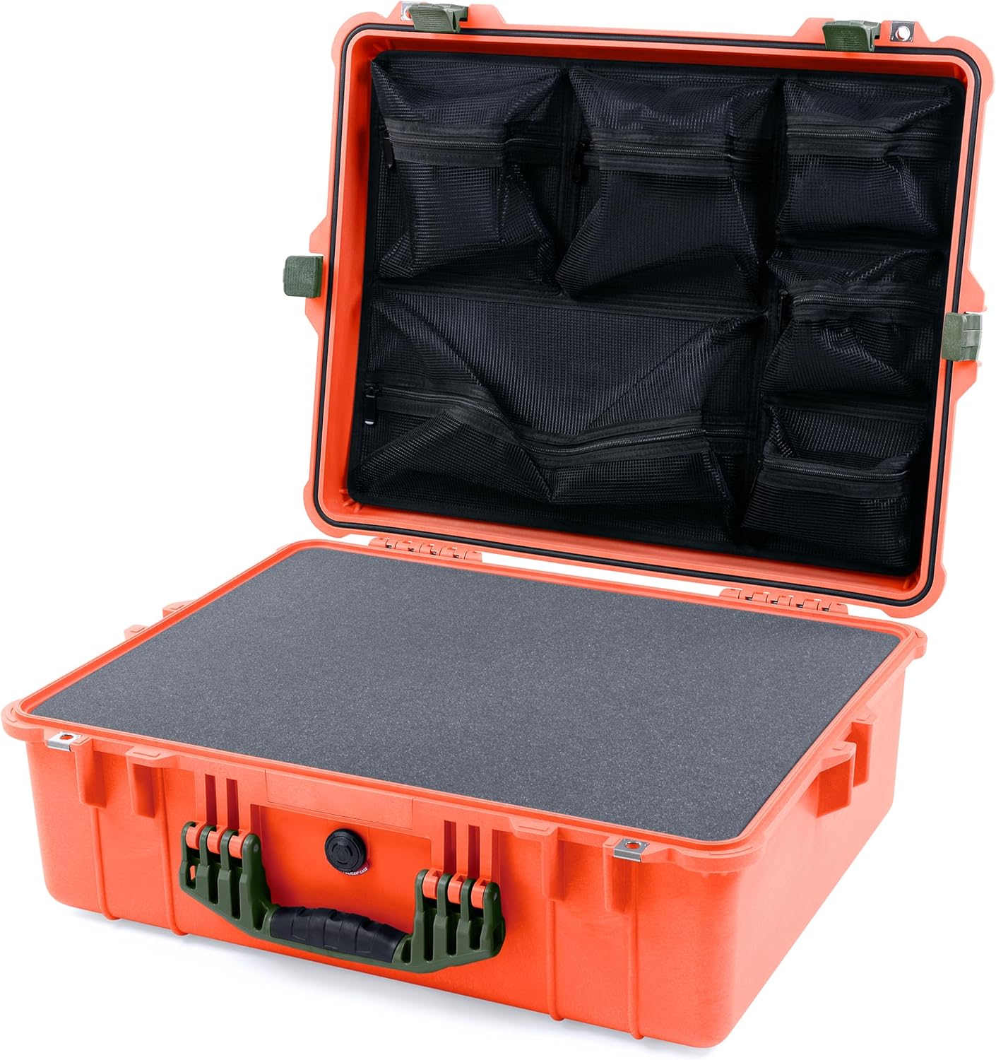【PELICAN】 1600 PROTECTOR CASE / ORANGE Pelican 1600 Camera Case with Foam (Orange), (Model: 1600